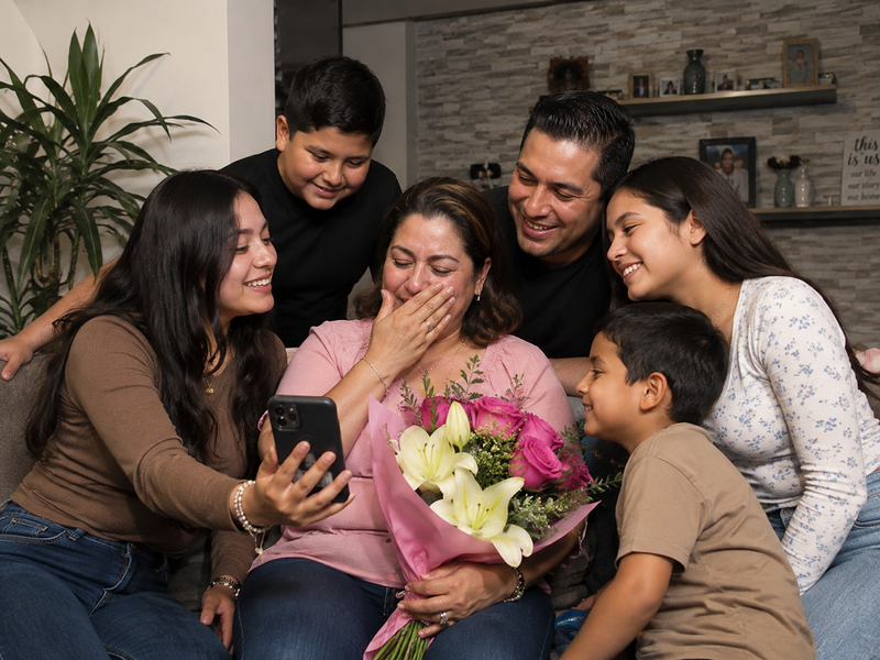 Te amamos mucho mamá